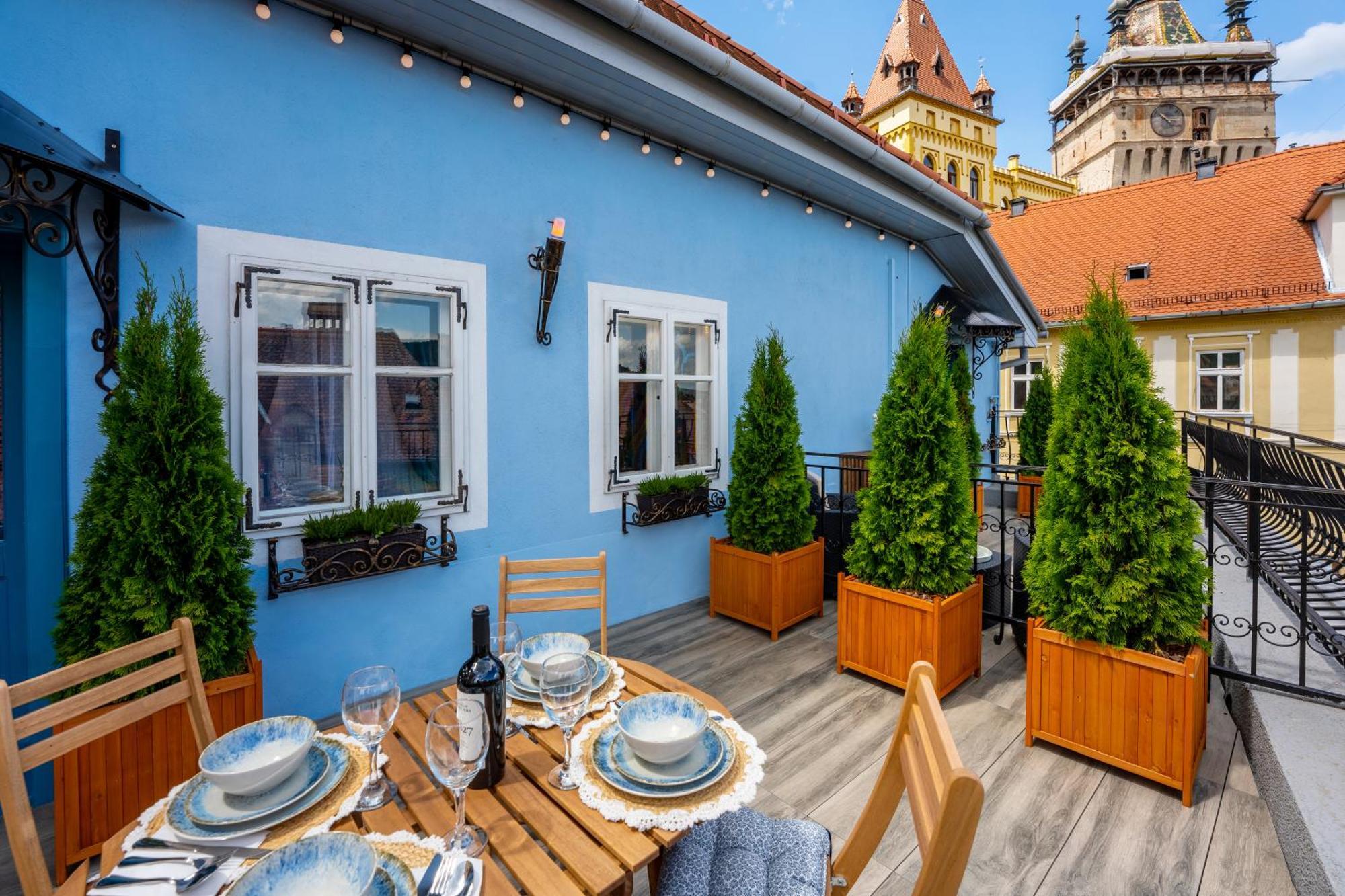 شقة Casa Albastra By Casa Otto سيفِسوارا المظهر الخارجي الصورة